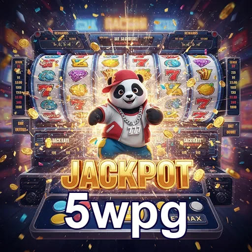 Imagem de um panda em jogo de slots no 5wpg, simbolizando sorte e jackpots em slots online.